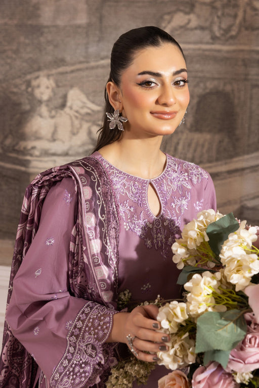 ZE-02 LAWN EMBROIDERED 3PC STITCHED/UNSTITCHED