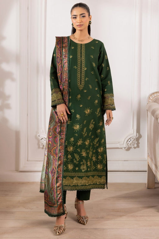 ZE-08 LAWN EMBROIDERED 3PC STITCHED/UNSTITCHED