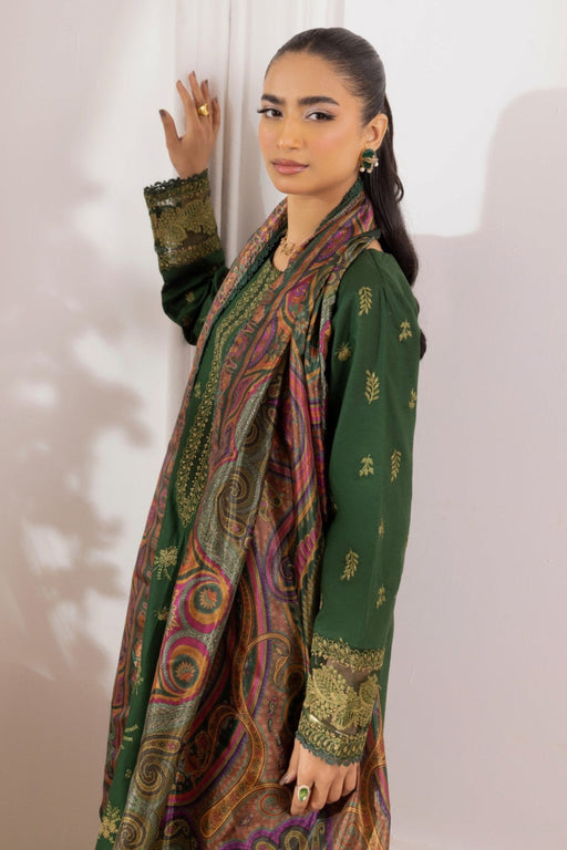 ZE-08 LAWN EMBROIDERED 3PC STITCHED/UNSTITCHED